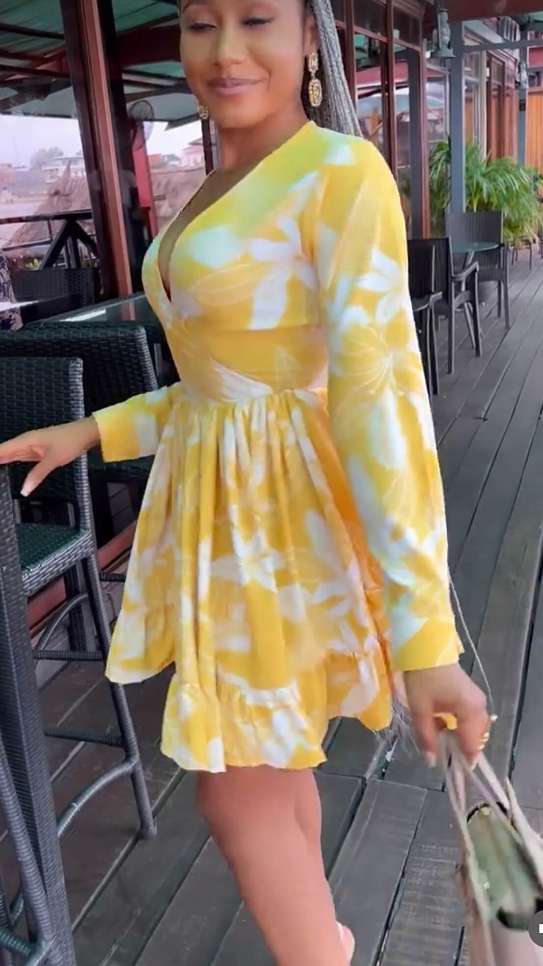 Sia crepe dress
