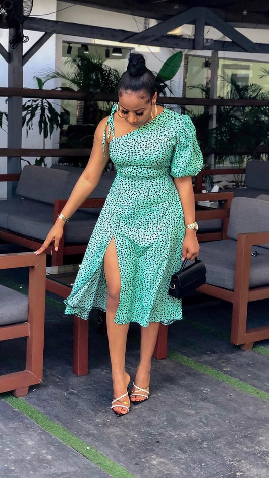 Aria crepe dress