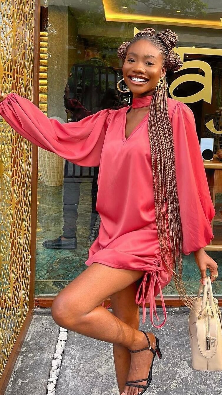 Abbey silk dress